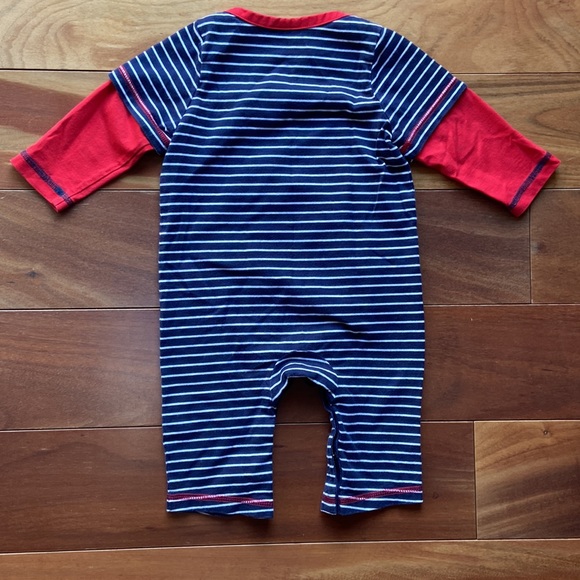 Hanna Andersson Striped Romper Unisex 6-12m (70cm) - Picture 7 of 10